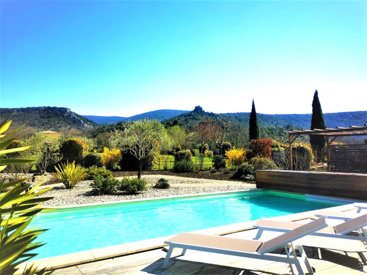 Roulotte De La Villa Font Vive - Tout Equipee, Tout Confort, Situation Ideale Sud Ardeche Grospierres Bagian luar foto