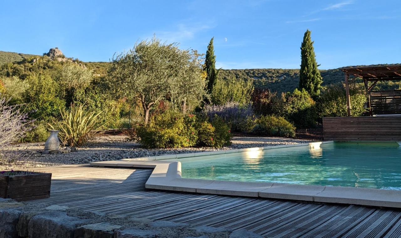 Roulotte De La Villa Font Vive - Tout Equipee, Tout Confort, Situation Ideale Sud Ardeche Grospierres Bagian luar foto